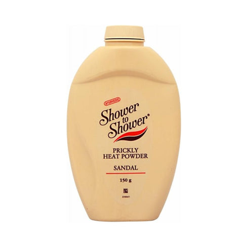 Shower to Shower Prickly Heat Powder Sandal,bottle of 75 gm Powder X  4